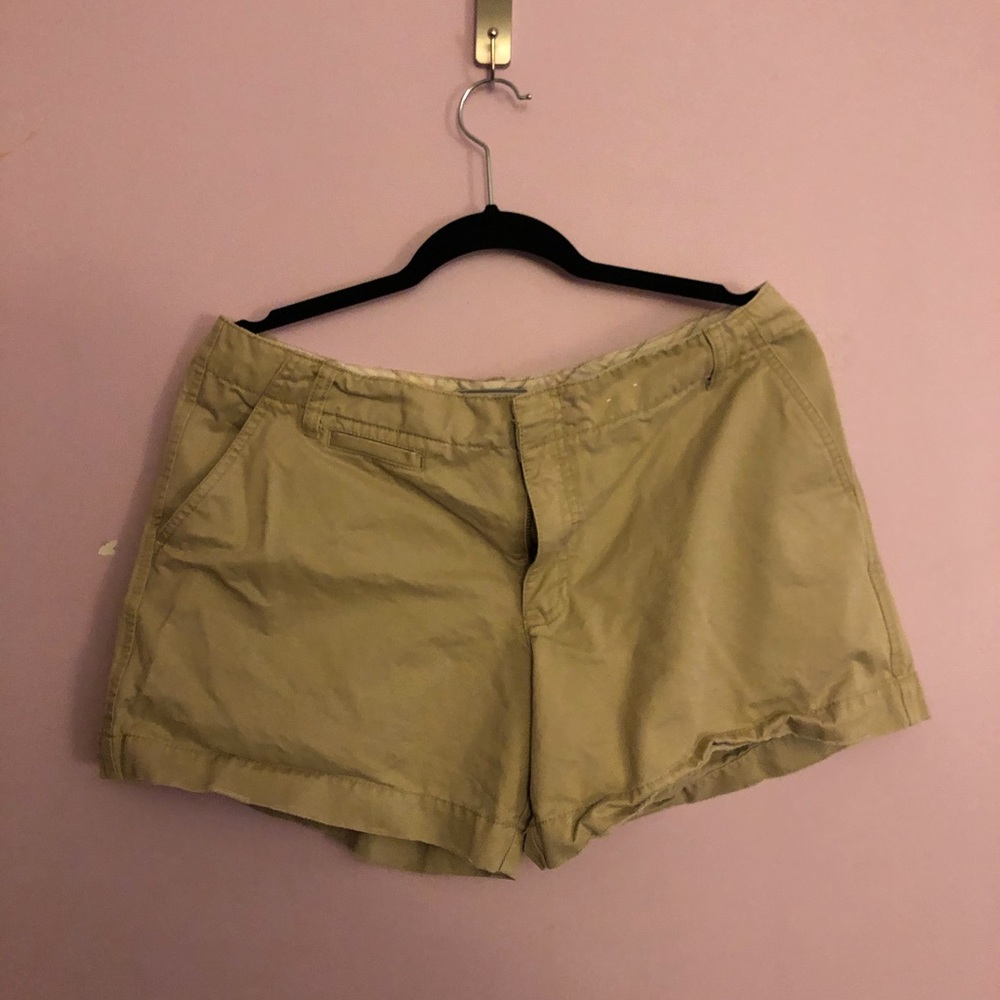 tan shorts
